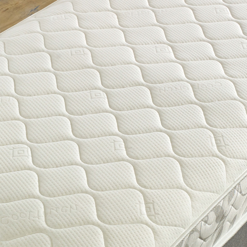 image 1 of Orthopaedic Firm Support Foam Mattress - 14cm Deep, Cooltouch Plus | White | Small Double