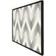 image 3 of Geometric zig zag (Picture Frame) Grey | L