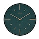 image 1 of Interval Resin Wall Clock 30cm - Emerald & Gold Green | Emerald & Green