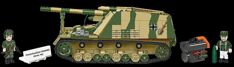 image 1 of Cobi World War II  Panzer Hummel Sd.Kfz 165 1118 pcs