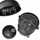 image 5 of KCT Upright BBQ Smoker Charcoal Barbecue Outdoor Garden Barbeque Grill Large 3 in 1 Tier for Meat Fish Food Vertical Cooking
