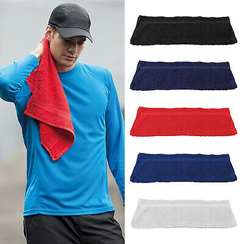image 1 of Towel City Luxury Range 550 GSM - Gym Towel (40 X 60 CM) - Red - One Size