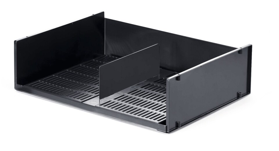 image 1 of Durable OPTIMO Plastic Stackable Letter Tray File | A3 & A4 Grey | Grey