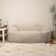image 5 of Soul Giant Corduroy Bean Bag Natural 2-Seater Bean Bag Chair | Cream | Natural | XL | 1