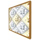 image 5 of Egyptian hieroglyphs in gold & silver (Picture Frame) White | S