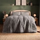 image 10 of Silentnight 10.5 Tog Teddy Fleece Coverless Duvet and Pillowcase Set Grey | Grey | Super King