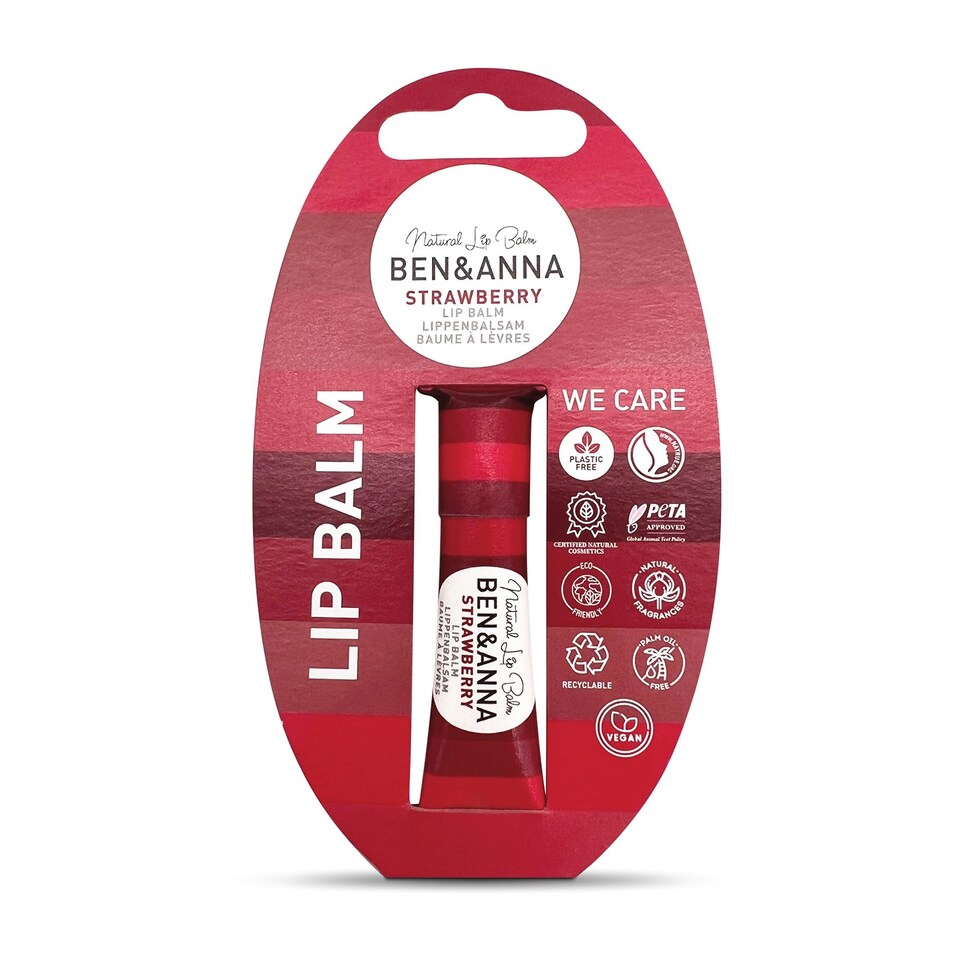 BEN & ANNA - Lip Balm Strawberry 6g