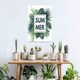 image 2 of Tropical Green California (Canvas Print) 91cm x 91cm