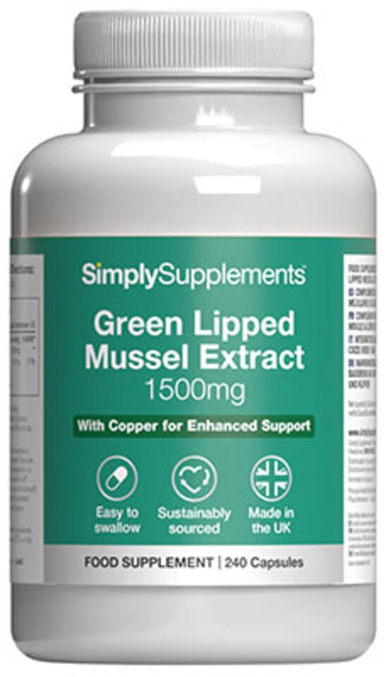 image 1 of Green Lipped Mussel Extract 1500mg - 240 Capsules