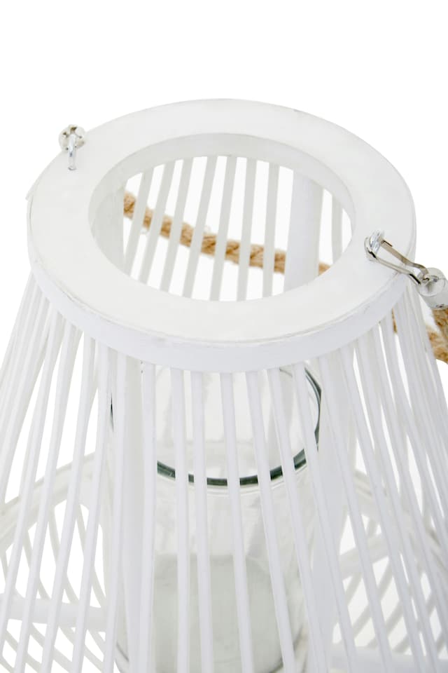 image 1 of Lentigo Small White Bamboo Lantern