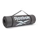 image 1 of Reebok 10mm NBR Training Mat with Carry Strap, Ridged Non-Slip Surface, 183 x 61 cm. | Black | Black | 183cm (L) x 61cm (W) x 1cm (H)