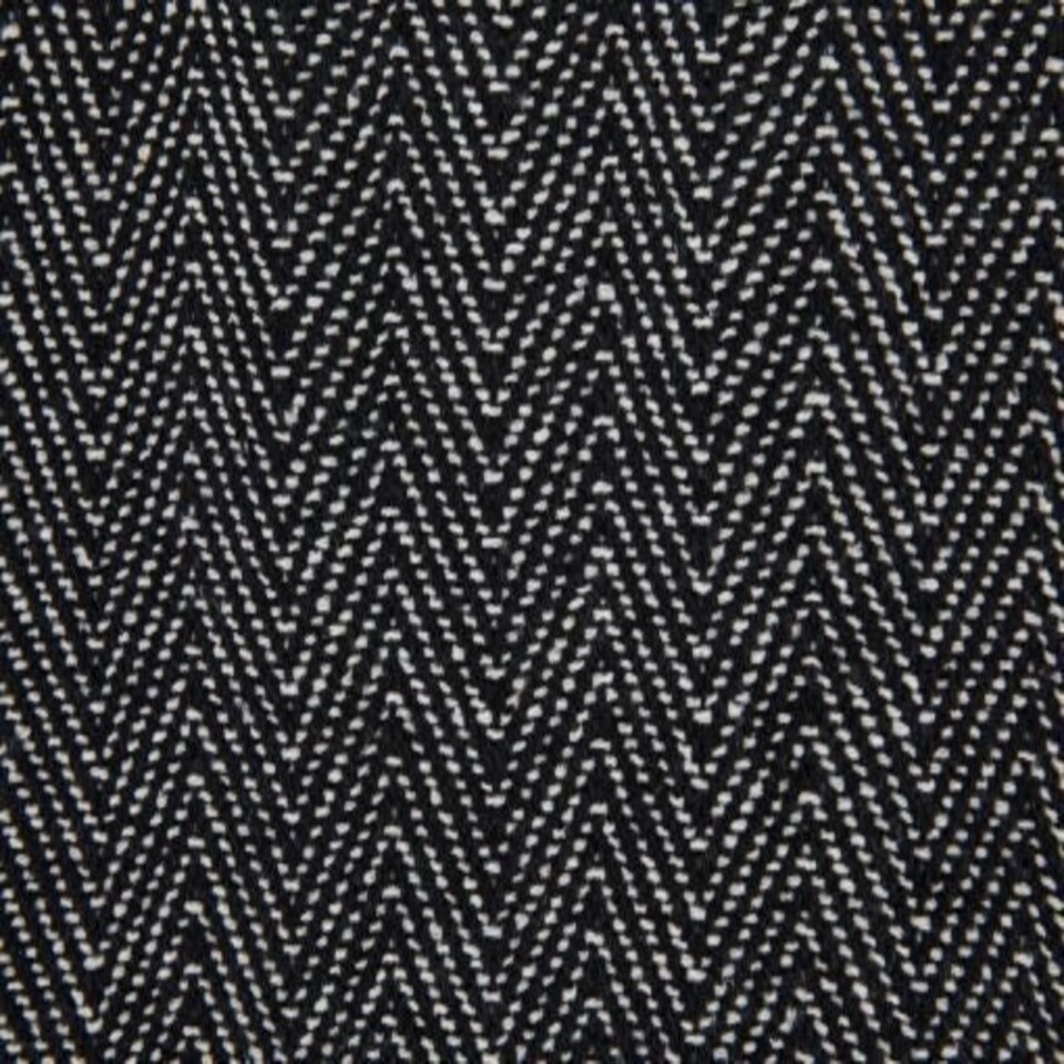image 1 of Hartley Collection Recycled Cotton Throw in Black (50" x 60") | Black | Black
