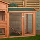 image 3 of 88cm x 1.79m Samuel Alexander Large Wooden Outdoor Hutch for Small Animals with Run