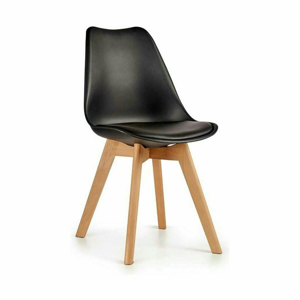 image 1 of Dining Chair Brown Black 42 x 80 x 50 cm (4 Units) Brown