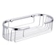 image 4 of Showerdrape Clasico Wall Mounted Stainless Steel Chrome Oval Basket | Silver | 1