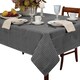 image 1 of Gingham Tablecloth - Black - 152x229cm