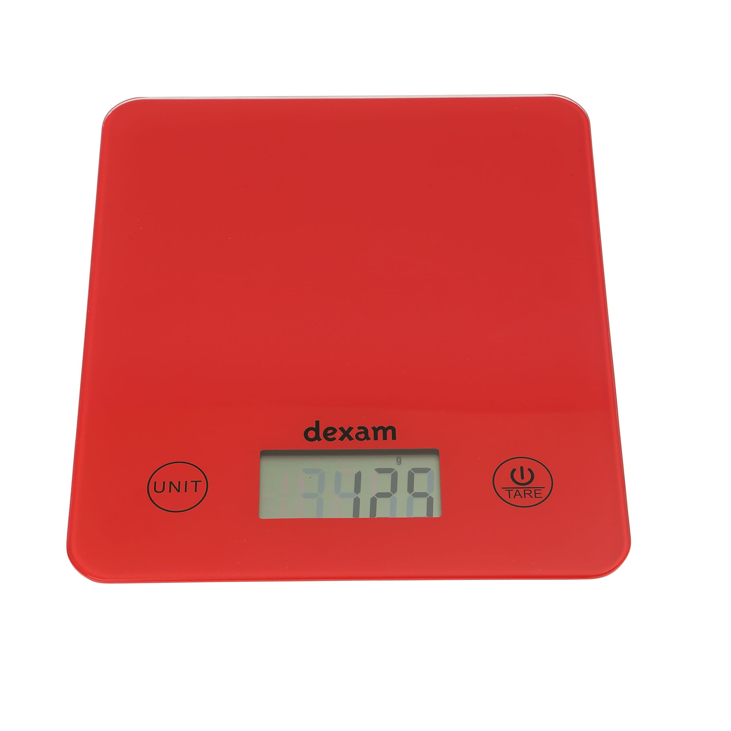 dexam Digital Kitchen Scales in Red Colour