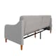 image 5 of Jasper coil 3-seater Sofa Bed in light grey fabric | Grey | LIGHT GREY | Three Seater