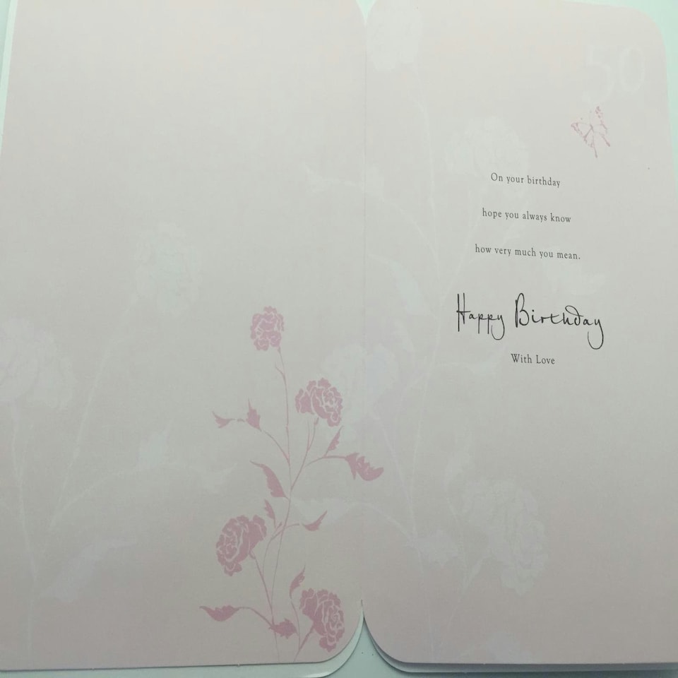 image 1 of Mum Age 50 Birthday Card