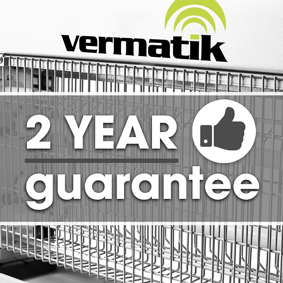 image 1 of Vermatik 39W Electric Insect Fly Killer Bug Zapper 100m2 Room Coverage 50x90x32.5cm