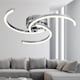 image 6 of Curve - Chrome LED Flush Ceiling Light | Chrome | 1