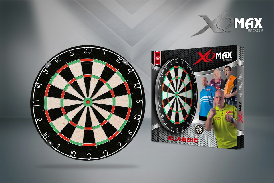 image 1 of XQ Max Darts Classic Bristle Dartboard