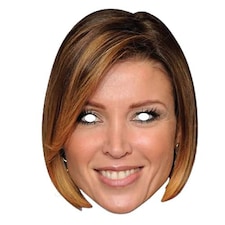 Danni Minogue Cardboard Face Mask