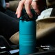 image 6 of AQUAPHOR Double Wall Insulated Stainless Steel City Cool Bottle with City Filter in Fresh Teal