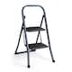 image 1 of VonHaus 2 Step Steel Folding Step Ladder with Anti Slip Feet