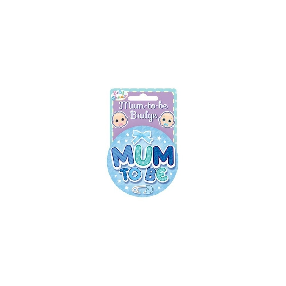image 1 of Badge Mummy To Be Blue