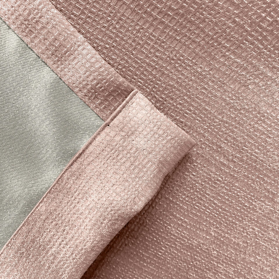 image 1 of Matrix Latte Curtains 66 x 72 inch (168 x 183 cm) Room Darkening Pencil Pleat Thermal Noise Reducing Curtains for Bedroom and Living Room
