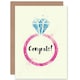 image 1 of Congrats Diamond Ring Engagement Card