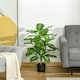 image 7 of HOMCOM 95cm Artificial Evergreen Tree Fake Plant in Pot Indoor Decor