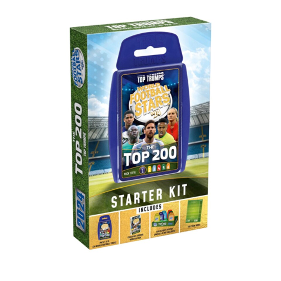 World Football Stars Top 200 Top Trumps - Collectors Kit