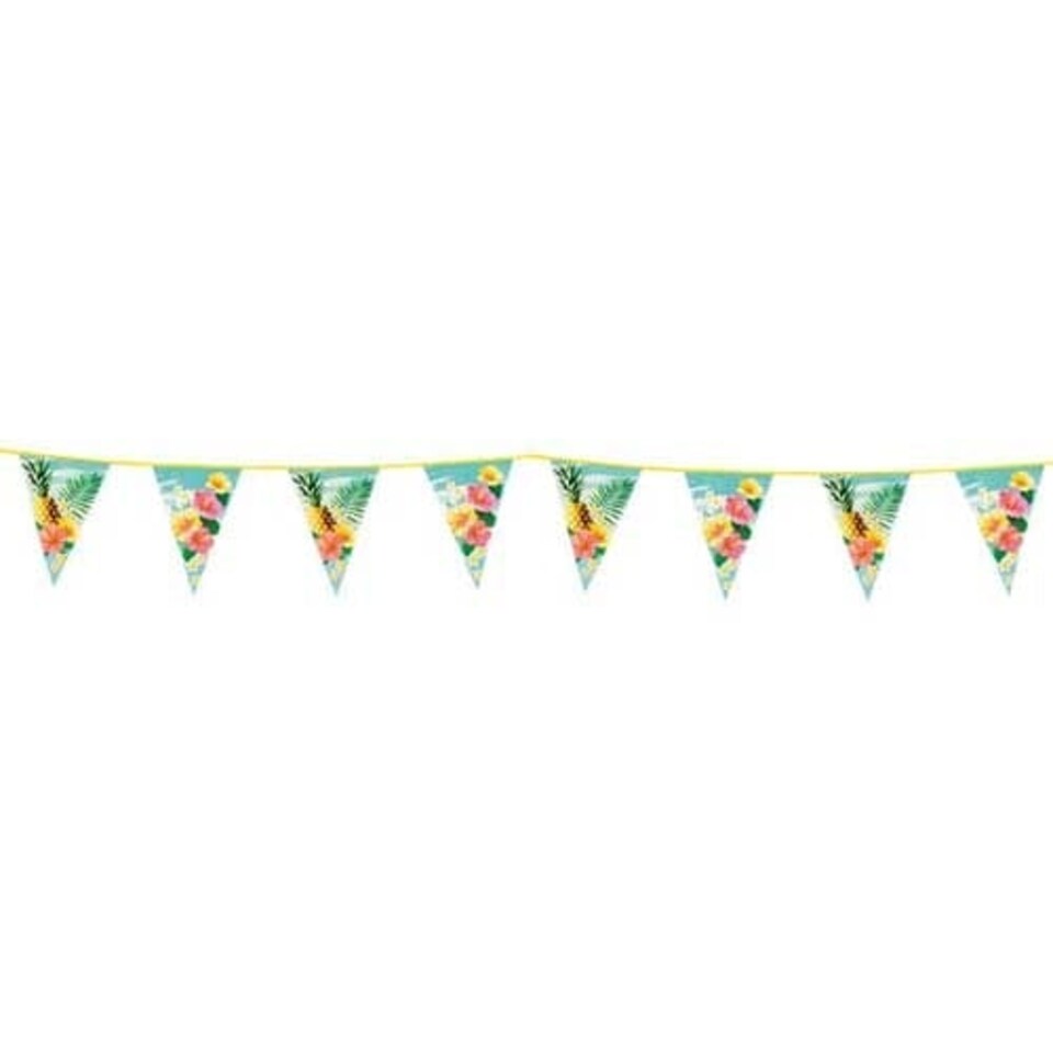 Hawaii Paradise Plastic Bunting 6m