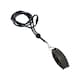 image 2 of Fox 40 Sharx Whistle and Lanyard - Black - One Size