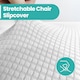 image 4 of Velvet Stretch Chair Covers, Spandex Dining Chair Slipcovers