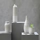image 2 of Interiors by Premier Indoor Planter, Handcrafted Stoneware with Glazed Surface, Indoor Planter with Drainage Holes for Plants White