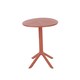 image 3 of Rimini Lattice Bistro Table and 2 Armchair Set - Plastic/Metal - L60 x W60 x H84 cm - Terracotta - Partially Assembled
