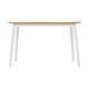 image 4 of Balfour Indoor 1 & 4 Dining Set - White - Oak Effect - Grey Fabric