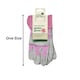 image 3 of Marco Paul Pink Leather Gardening Gloves Pink