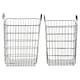 image 1 of Set of 2 Rowan Black Wire Storage Baskets Black