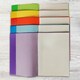 image 4 of Pack of 10 A4 Assorted Coloured Exercise Books with Coloured Book Covers