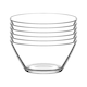 image 1 of LAV Vega Glass Serving Bowls - 10.5cm - Clear - Pack of 6 Clear