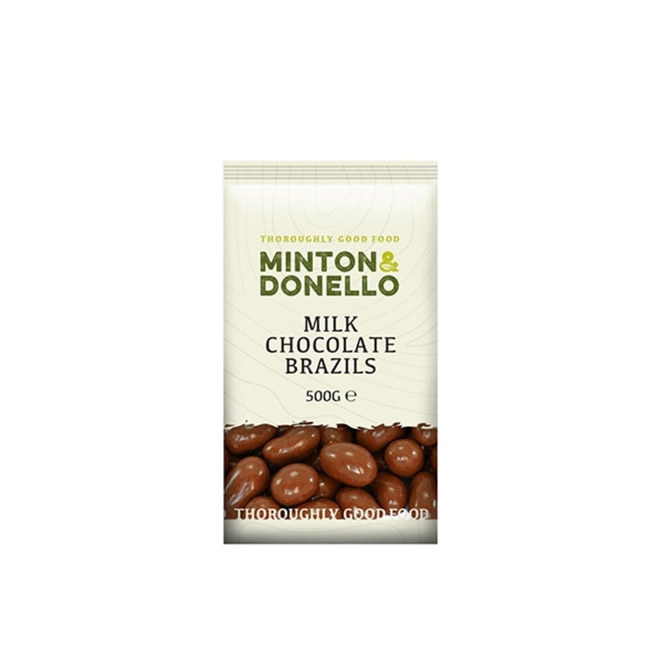 image 1 of Minton & Donello Milk Chocolate Brazil Nuts 6 x 500g
