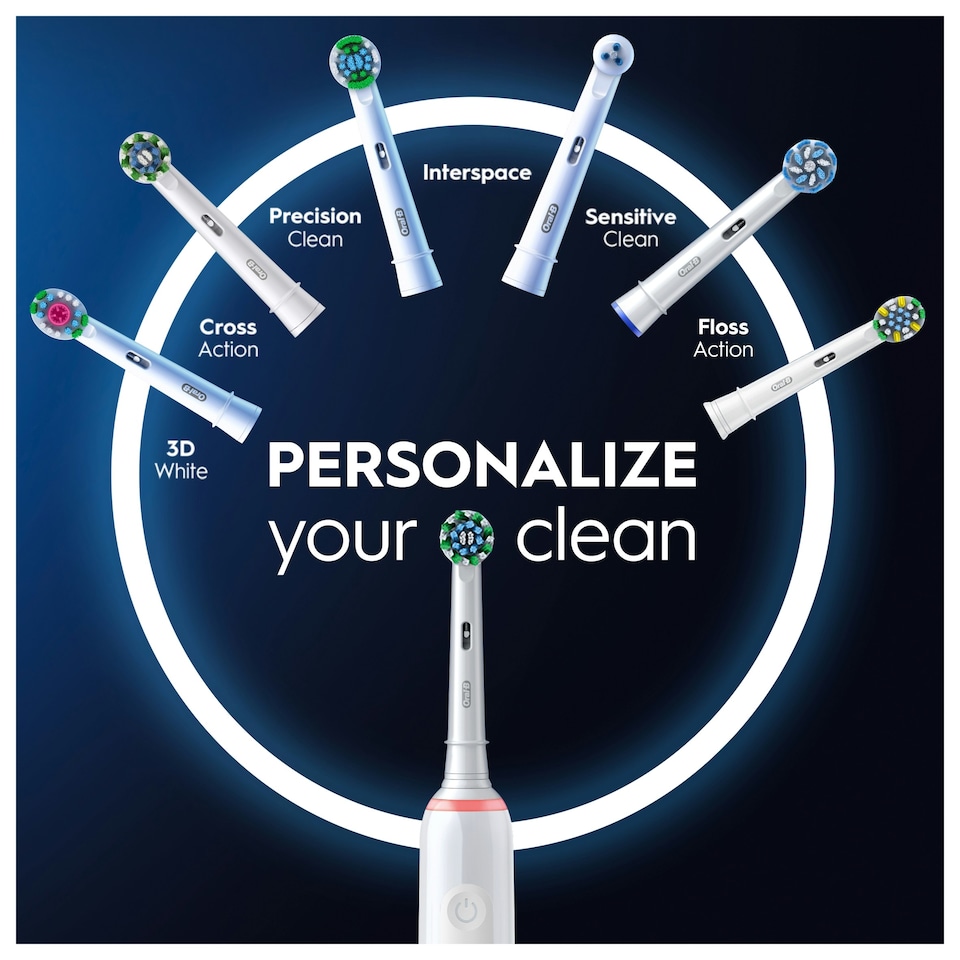 image 1 of Oral-B Pro 3 3500 White Toothbrush with Case
