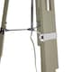 image 3 of Interiors by Premier Adjustable Floor Lamp with Chrome Accents, Natural Grey Wooden Tripod Legs, Contemporary Fabric Shade