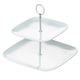 image 1 of Two Tier Square Cake Stand