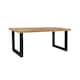 image 1 of Induse Dining Table - Mango Wood/Iron - L90 x W180 x H76 cm - Mango PP Saw Finish | Brown
