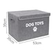 image 5 of Dog Toy Box Foldable With Handles & Lid Pet Puppy Collapsible Organiser Storage